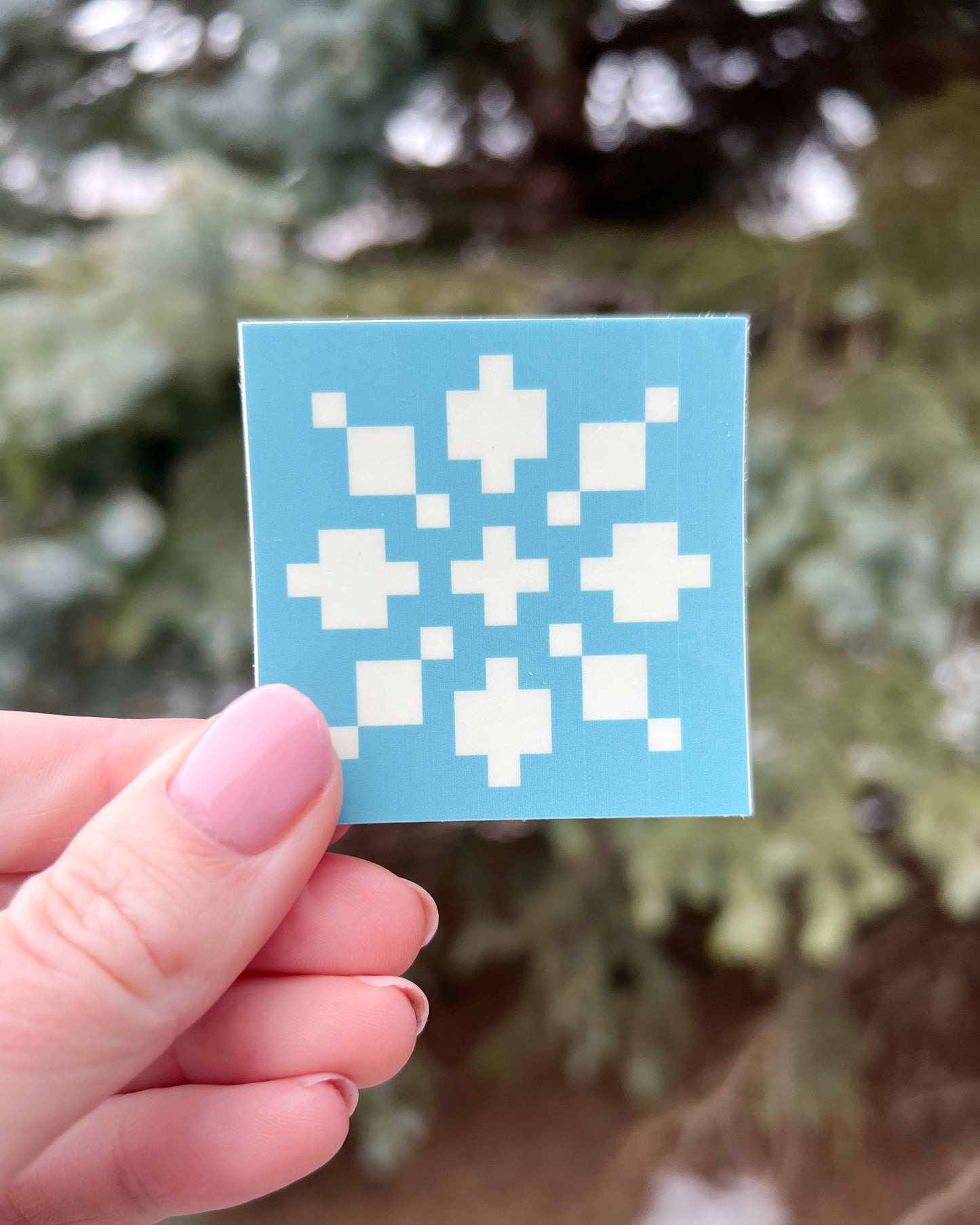 Wintry Vinyl Sticker