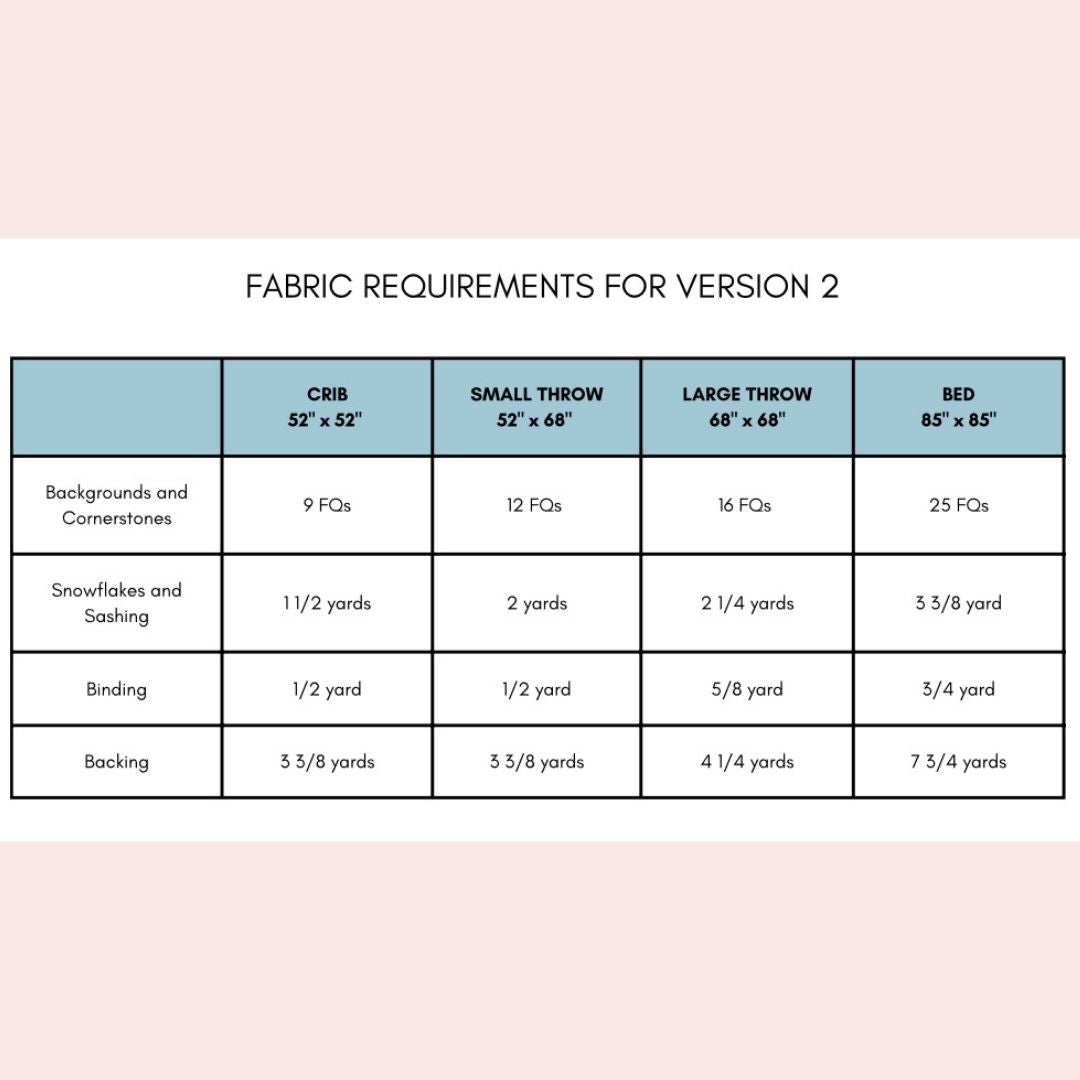 Wintry Quilt Pattern - PDF