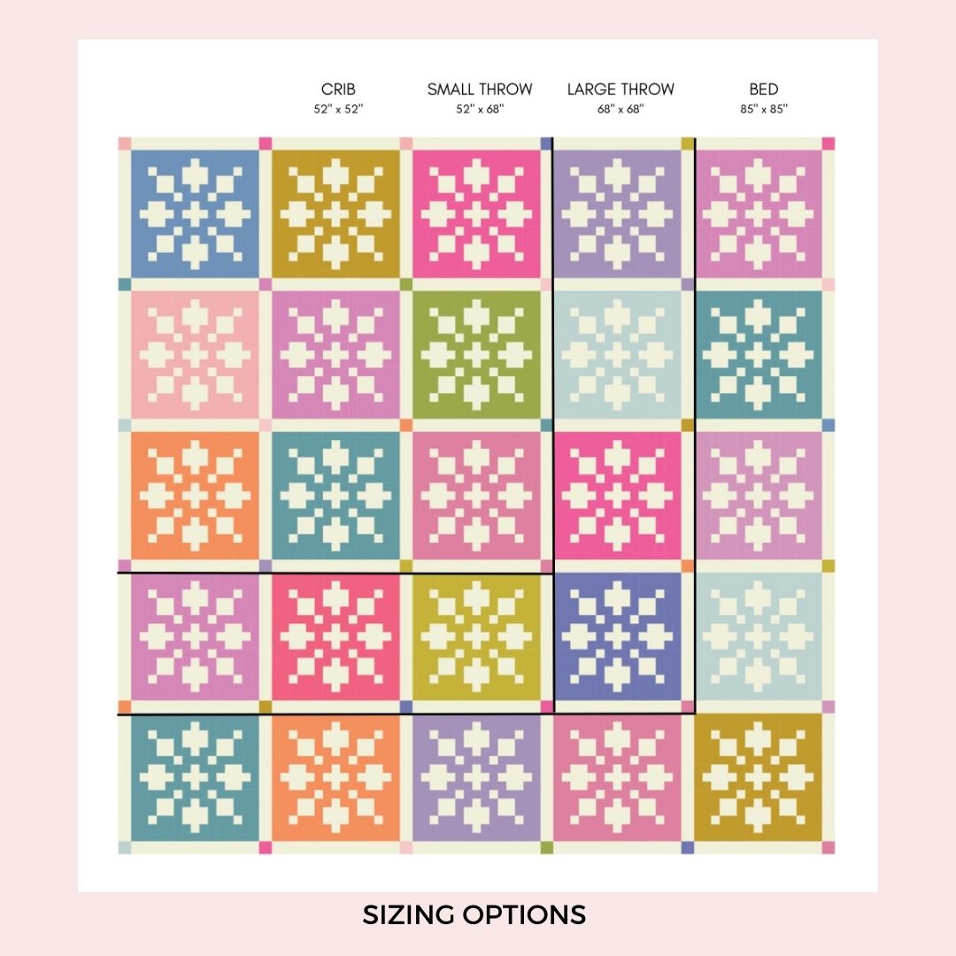 Wintry Quilt Pattern - Paper Pattern
