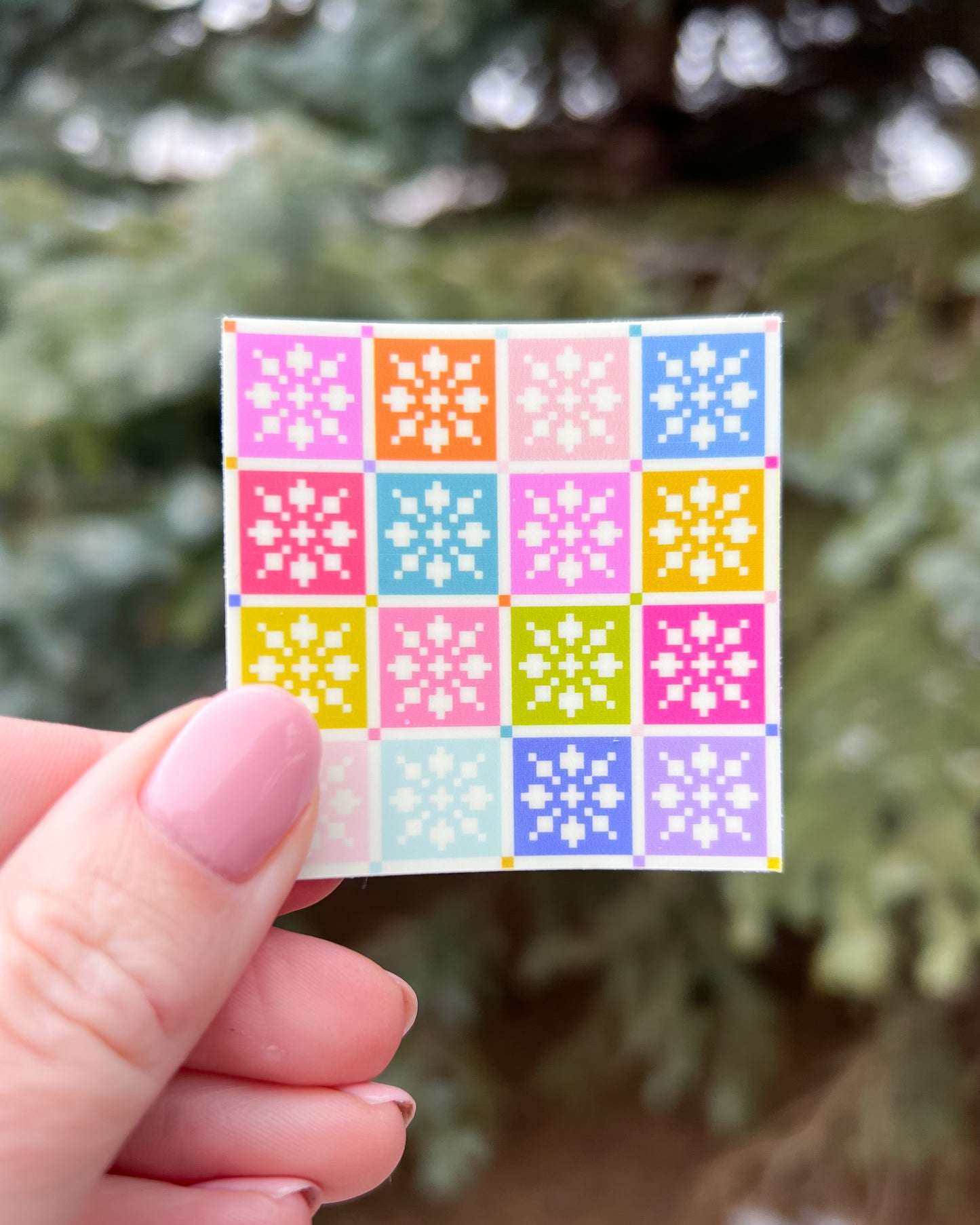 Wintry Vinyl Sticker