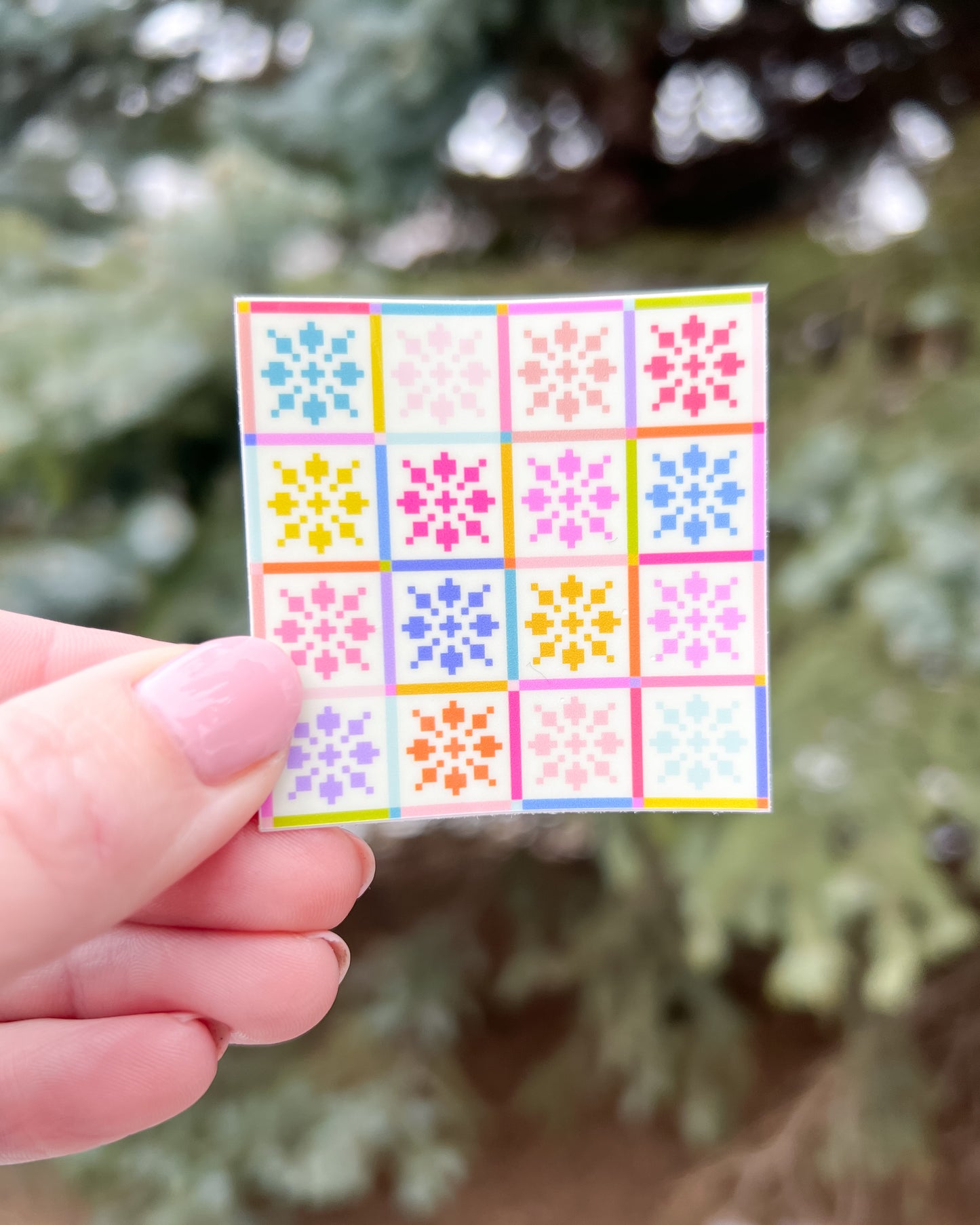 Wintry Vinyl Sticker
