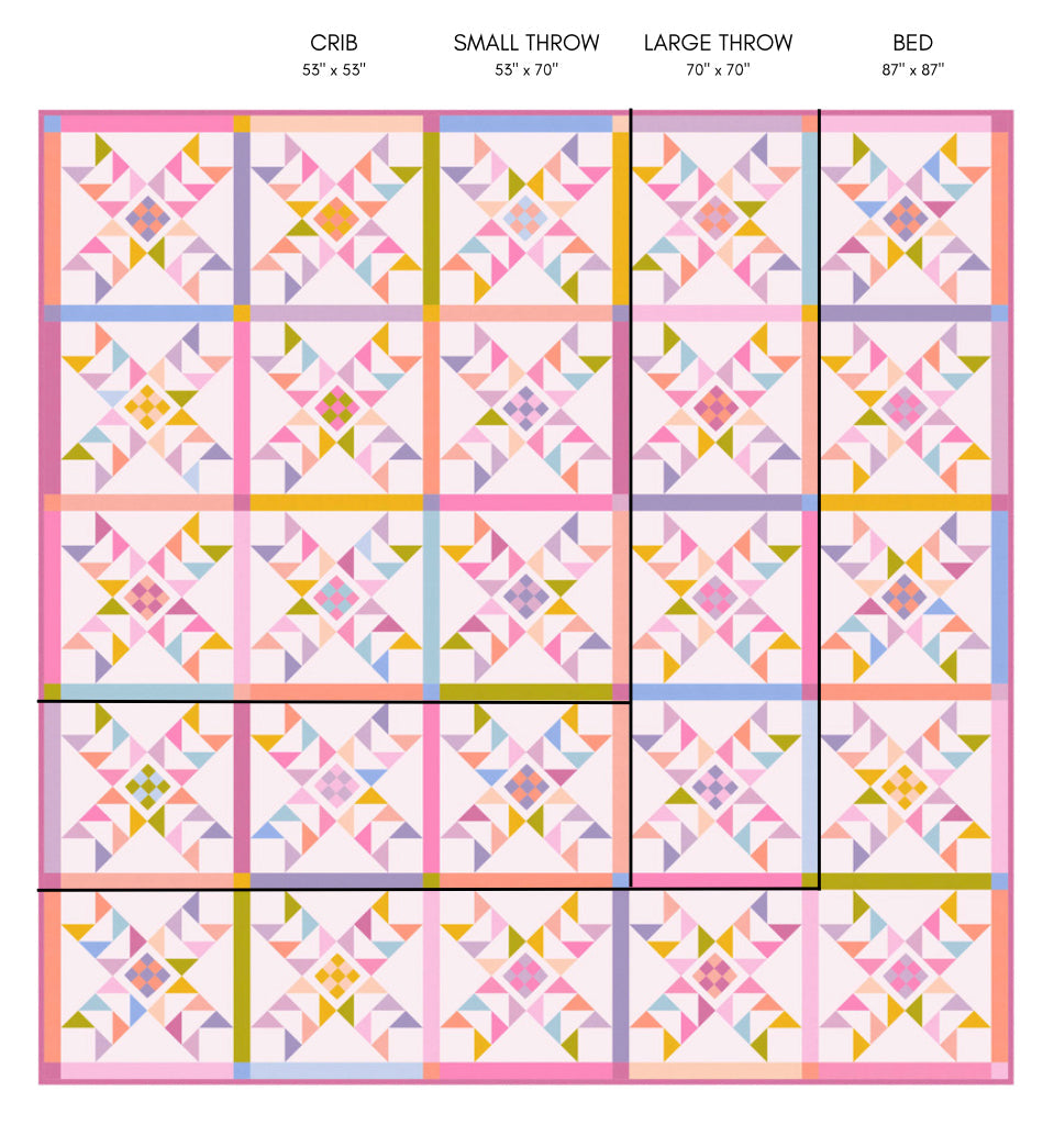 Birdling Quilt Pattern - Paper Pattern
