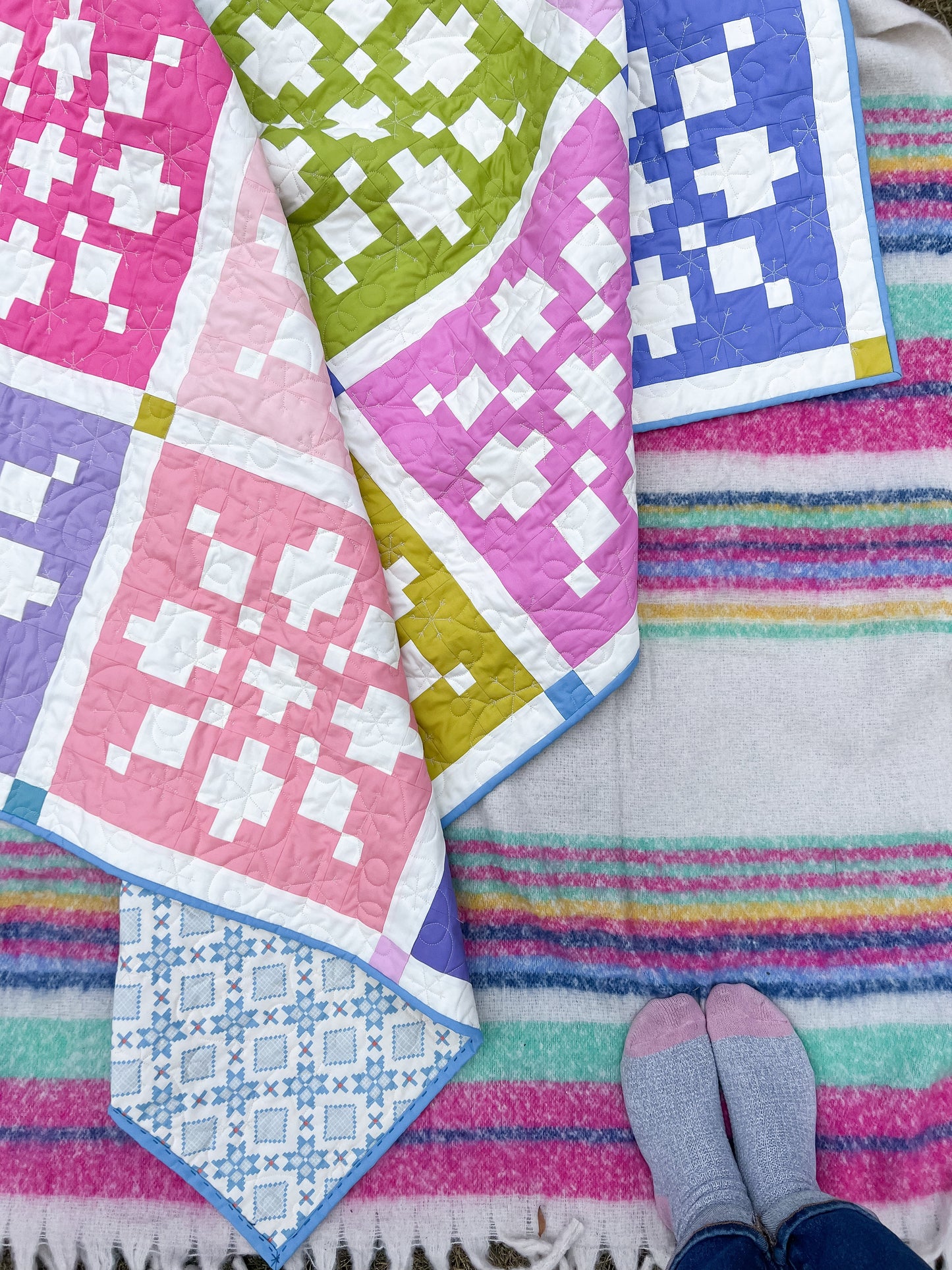 Wintry Quilt Pattern - Paper Pattern