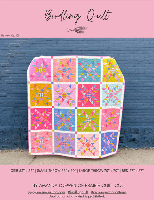 Birdling Quilt Pattern - PDF