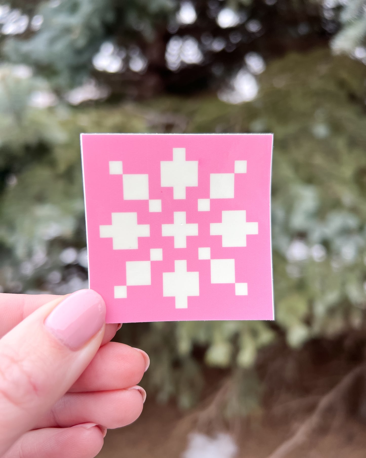 Wintry Vinyl Sticker