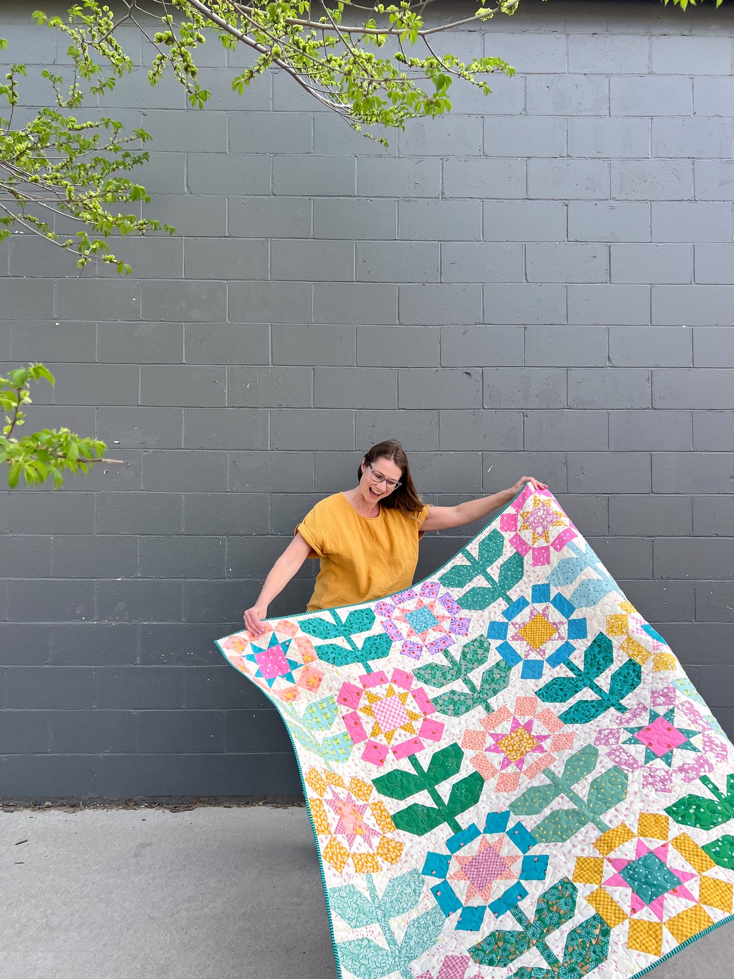 Wildflower Mix Quilt Pattern - PDF