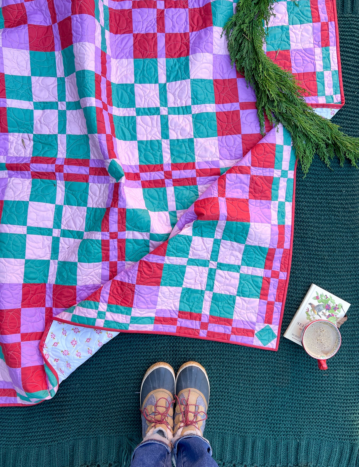 Garden Party Plaid Quilt Pattern - PDF