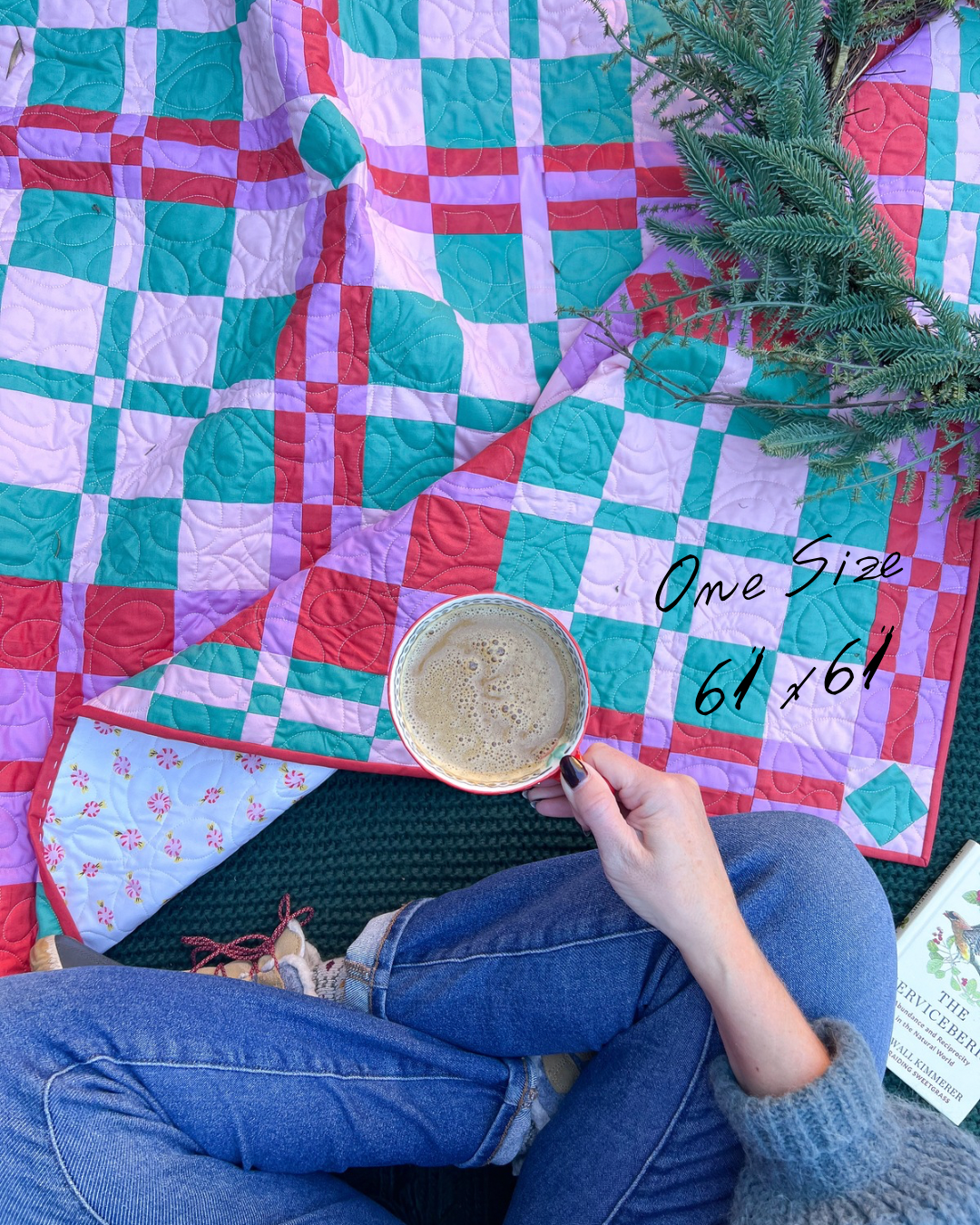 Garden Party Plaid Quilt Pattern - PDF