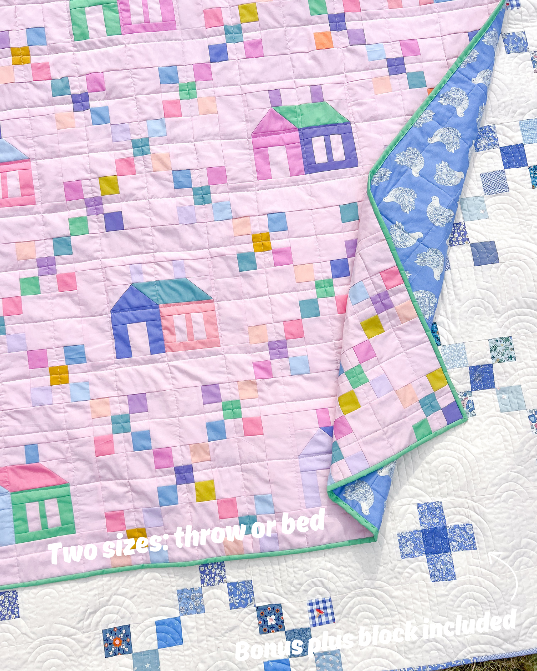 Sugar House Quilt Pattern - PDF