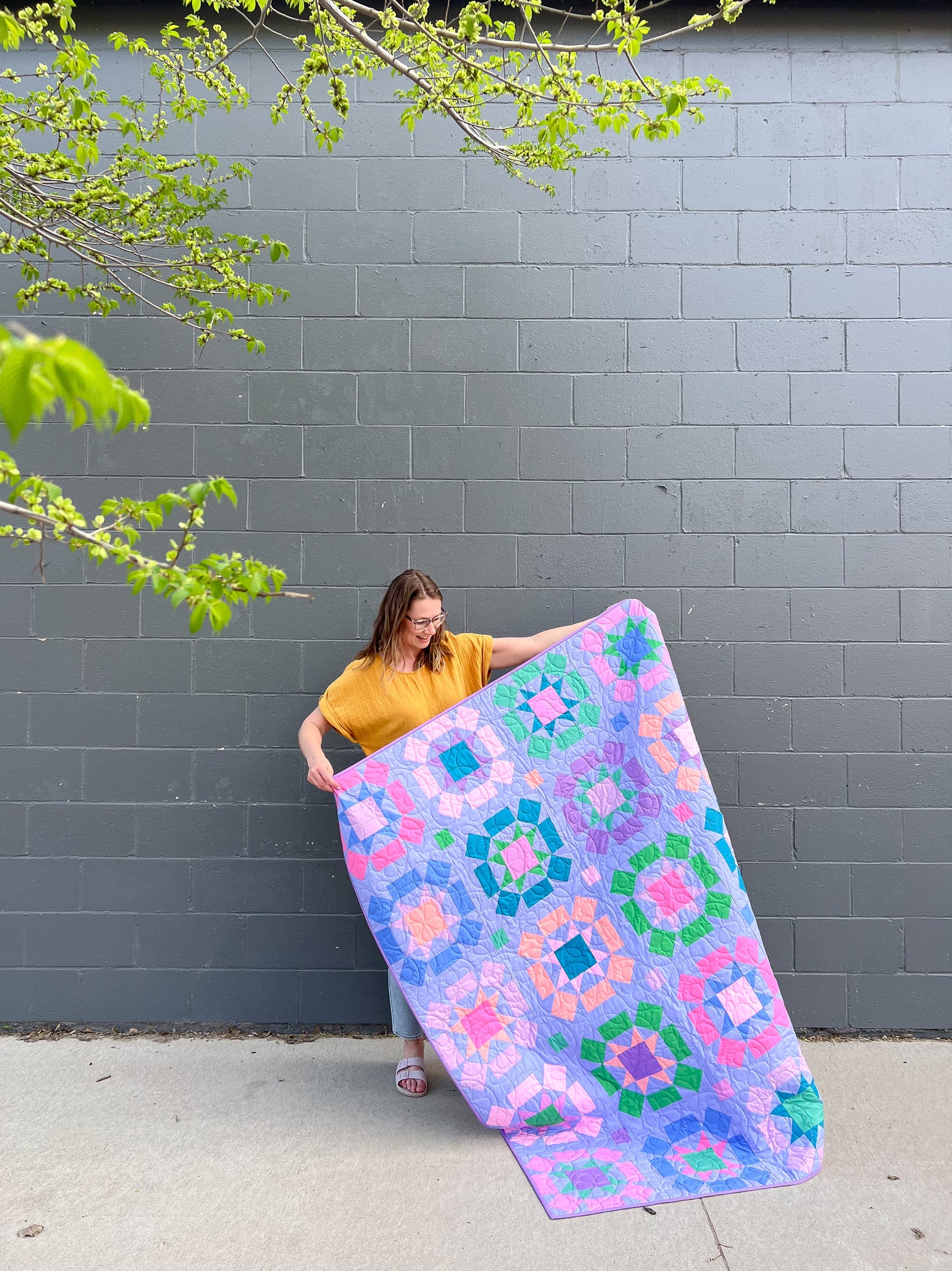 Wildflower Mix Quilt Pattern - PDF