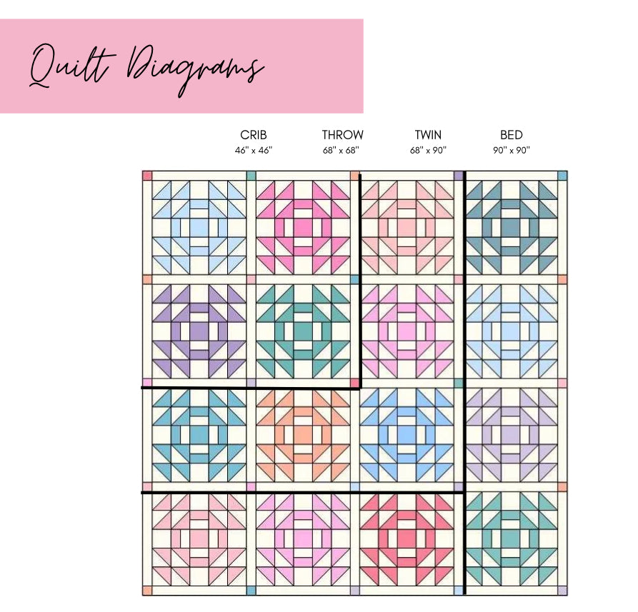 Open Prairie Quilt Pattern - PDF