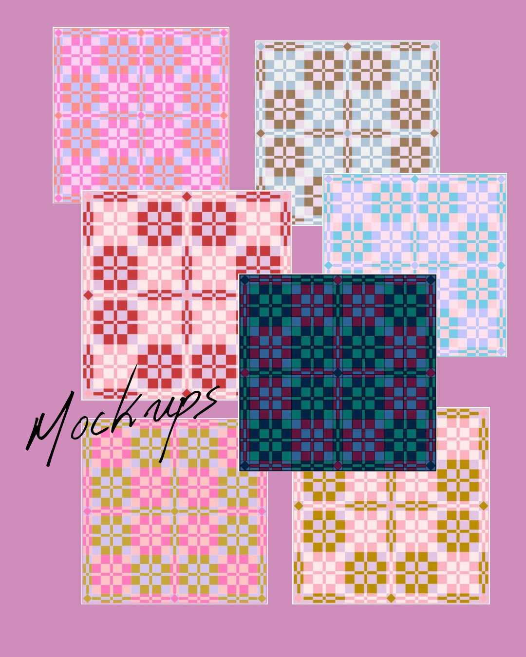 Garden Party Plaid Quilt Pattern - PDF