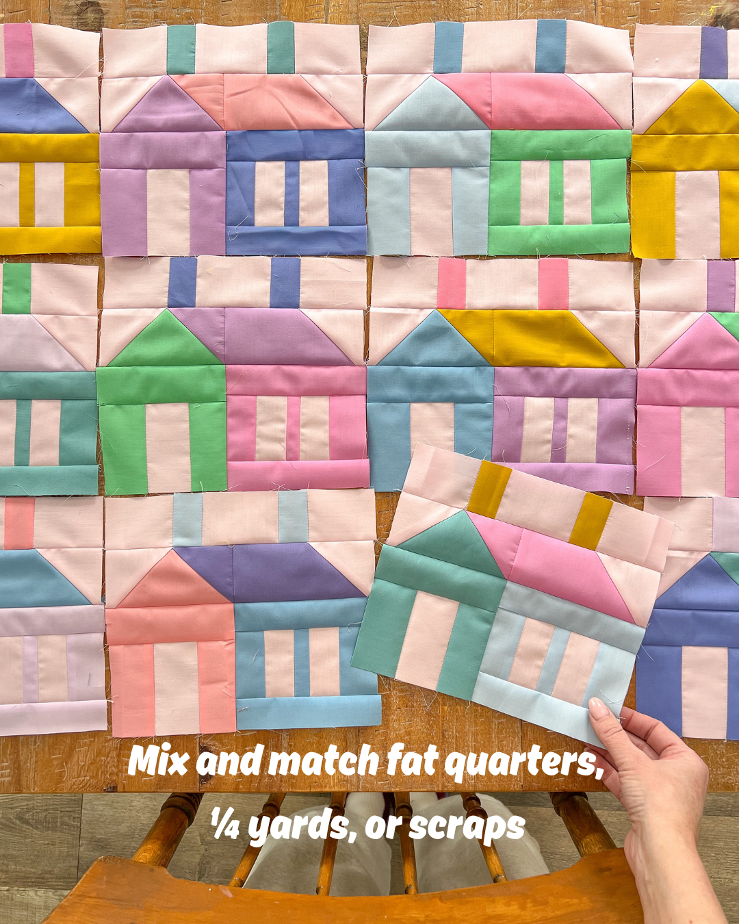 Sugar House Quilt Pattern - PDF