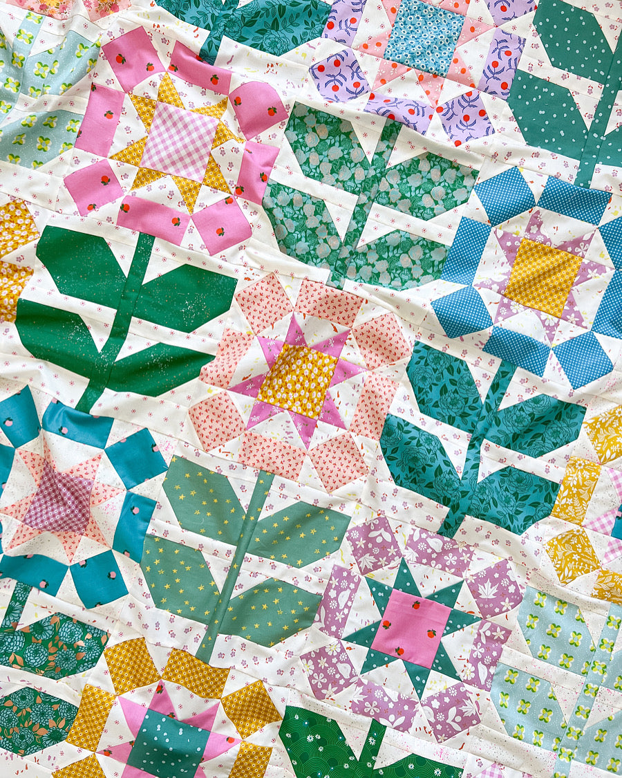 Wildflower Mix Quilt Pattern - PDF