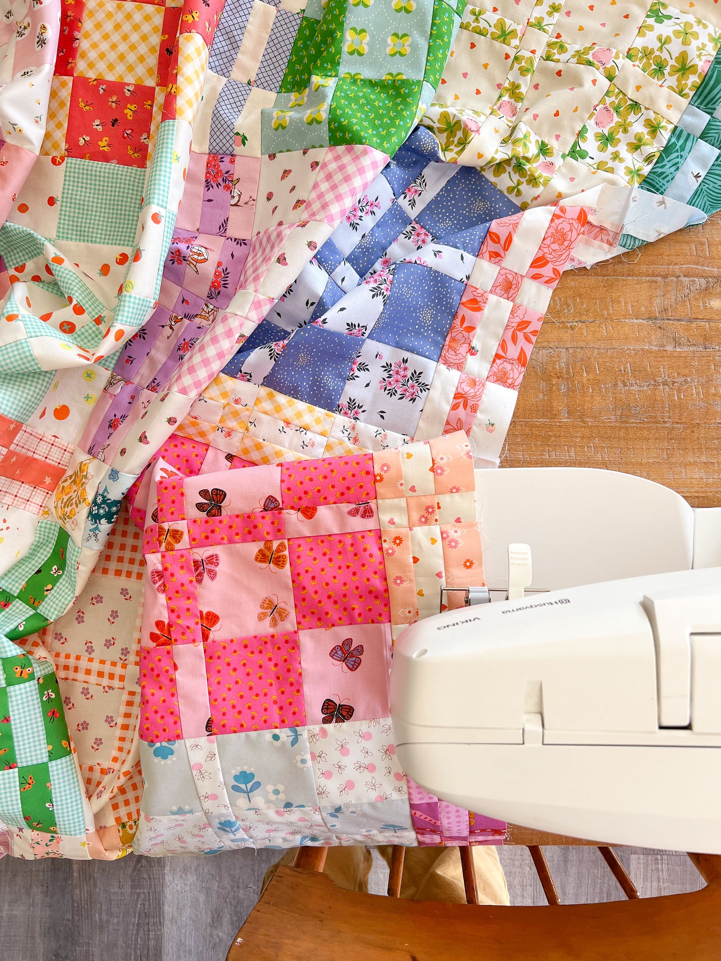 Garden Party Plaid Quilt Pattern - PDF