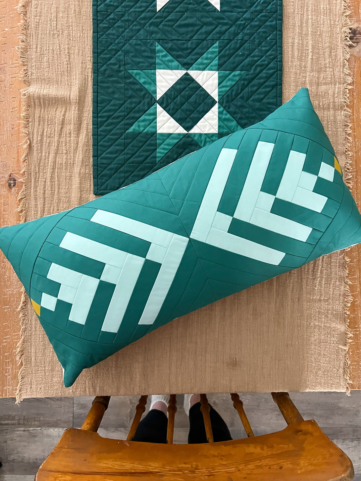 Folk Tree Quilt Block PDF Pattern