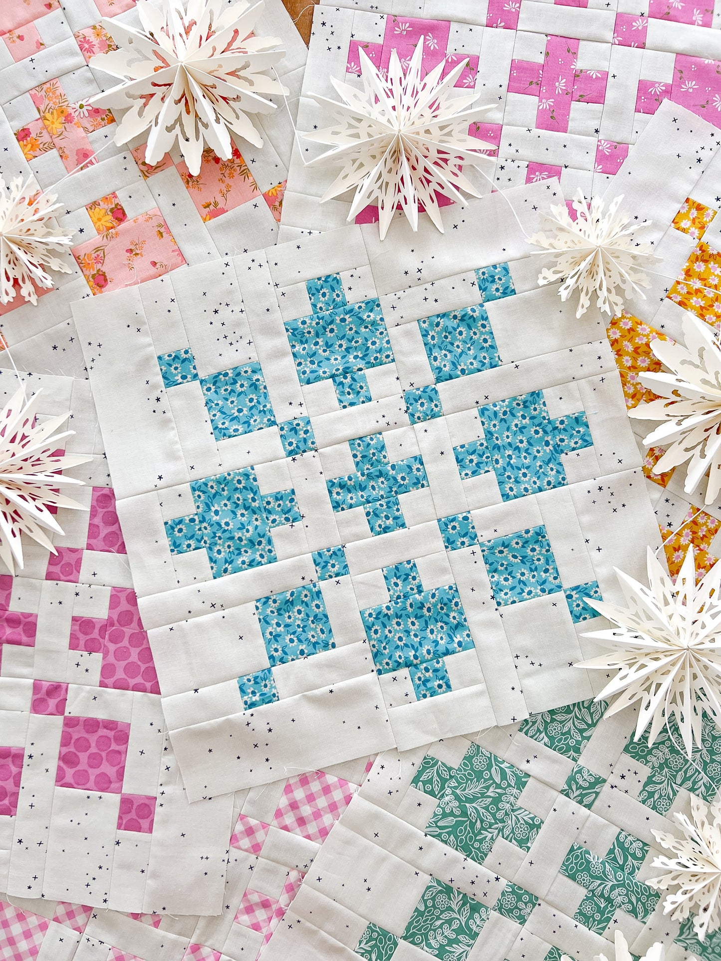 Wintry Quilt Pattern - Paper Pattern