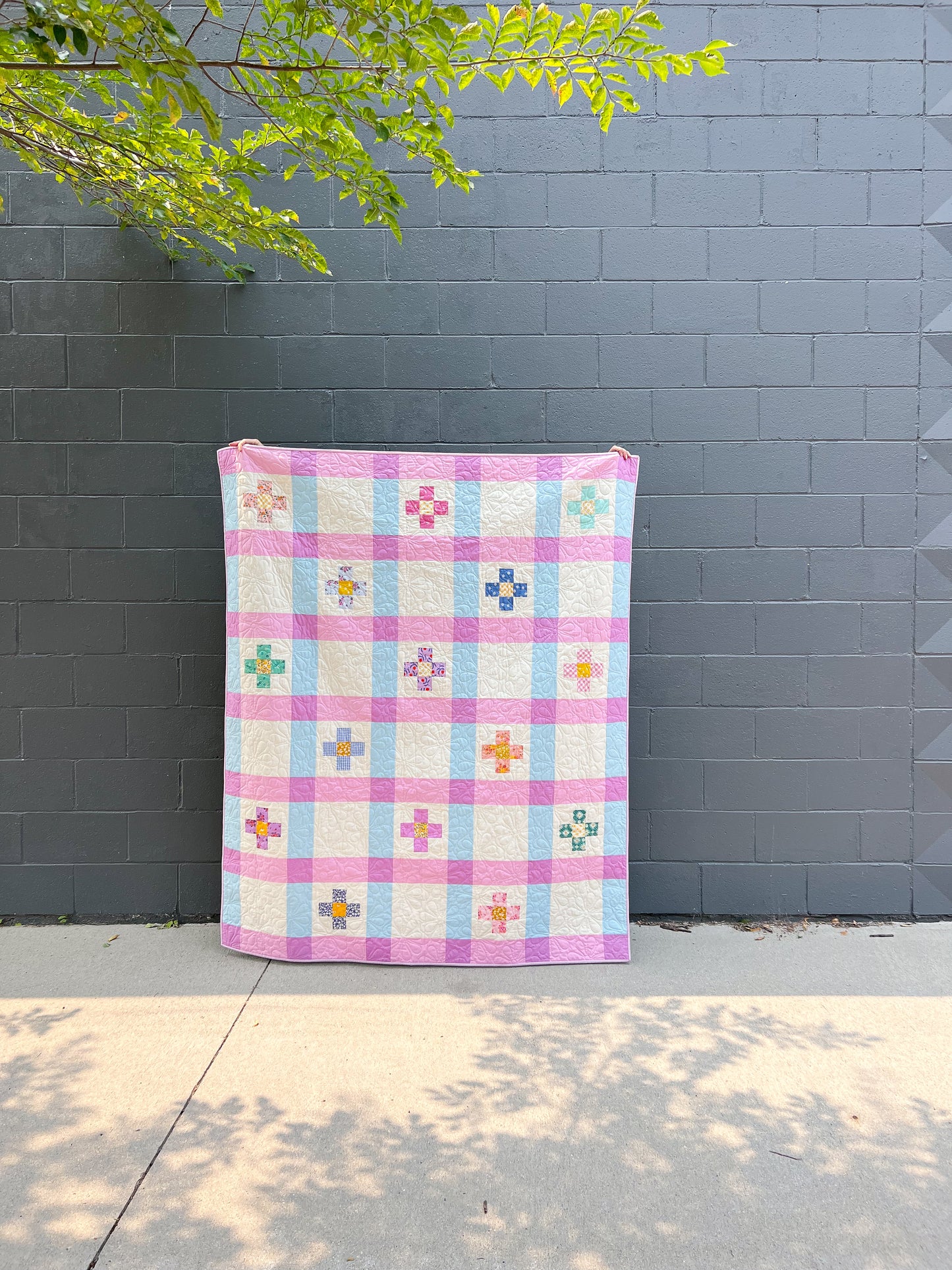 Gingham Days + Night Quilt Pattern - PDF