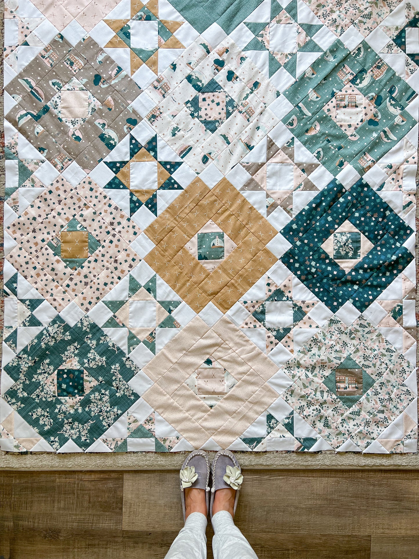 Wild Starflower Quilt Pattern - PDF