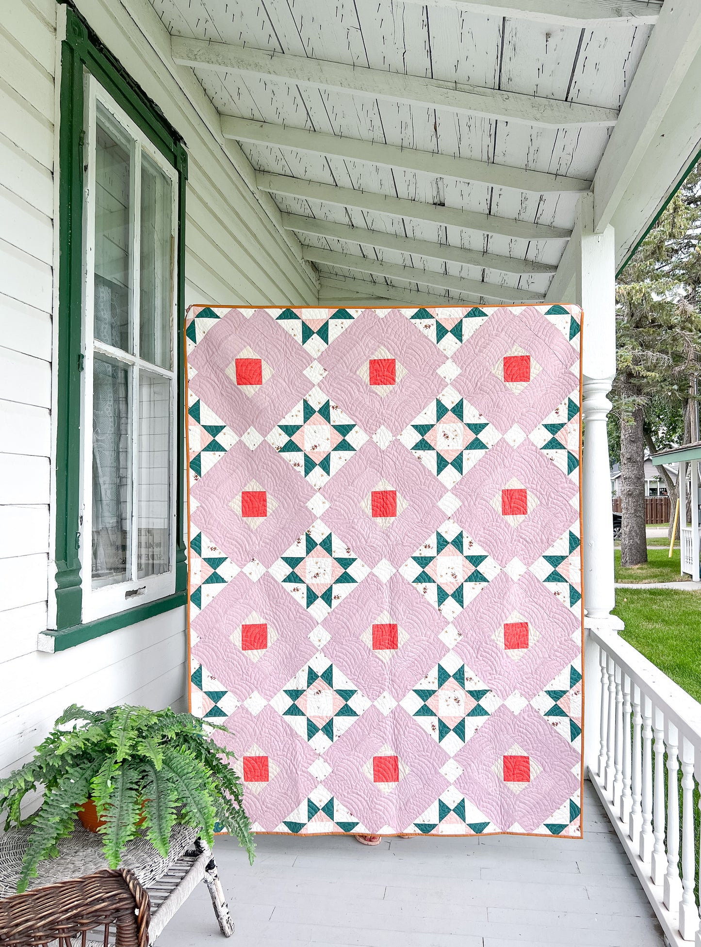 Wild Starflower Quilt Pattern - Paper Pattern