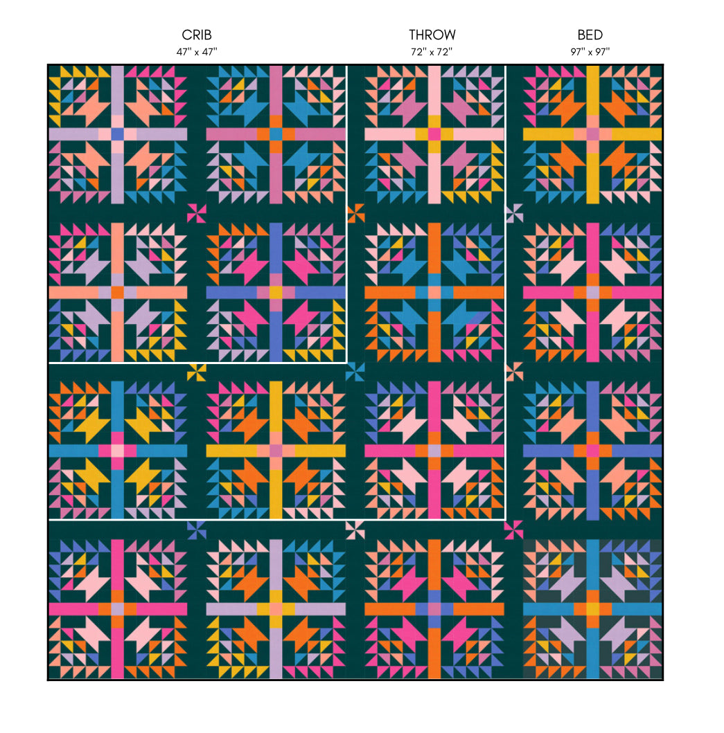 Meadowfolk Quilt Pattern - PDF