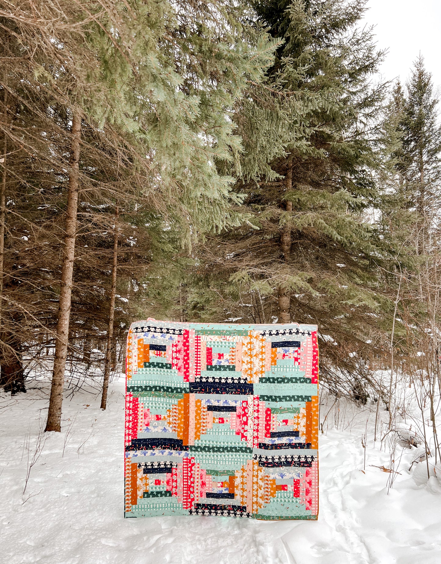 Scrappy Steps Quilt Pattern - PDF