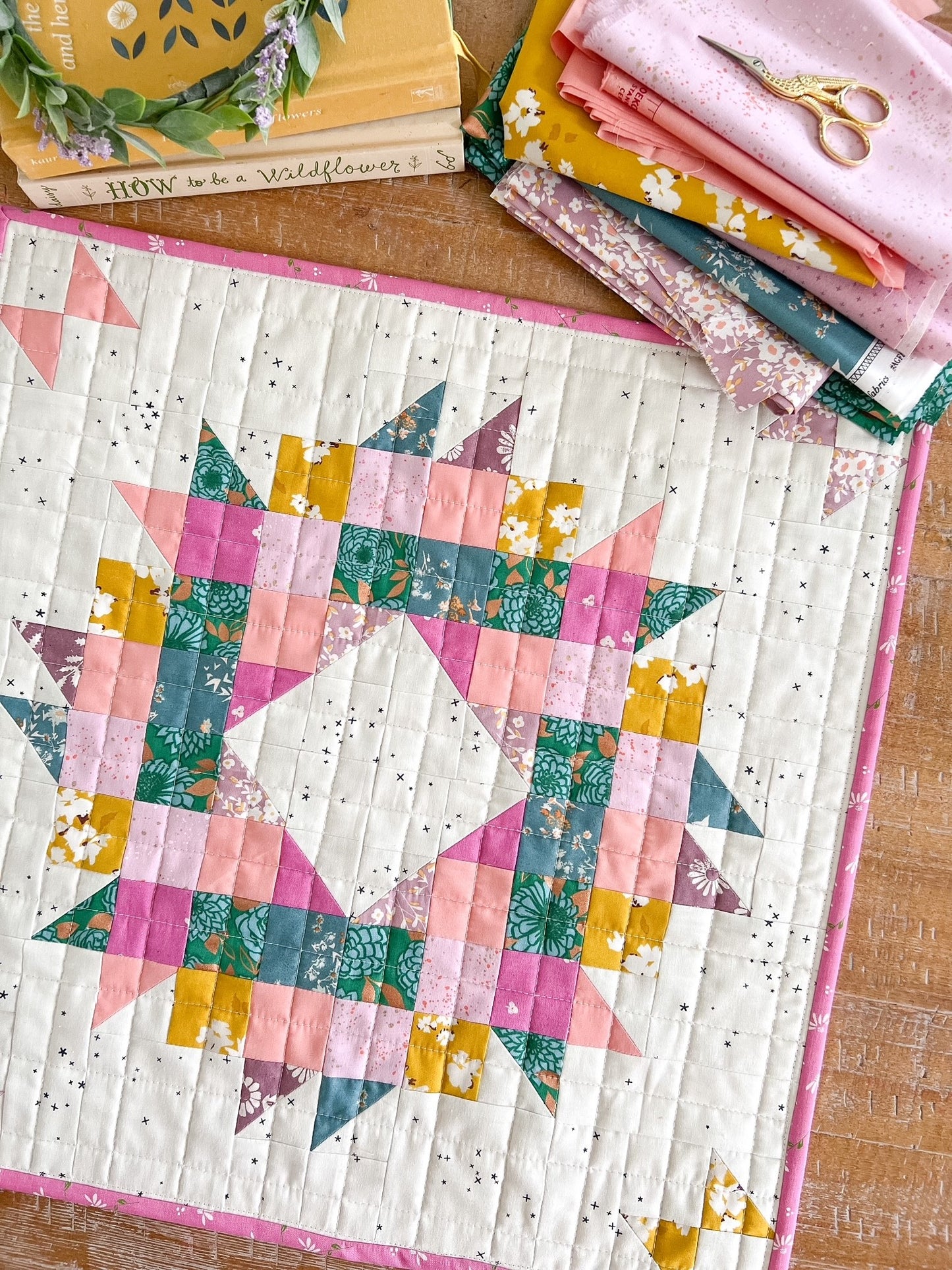 Midsummer Mini Quilt Pattern - PDF